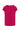 satijnen twill top met boothals | roze rood